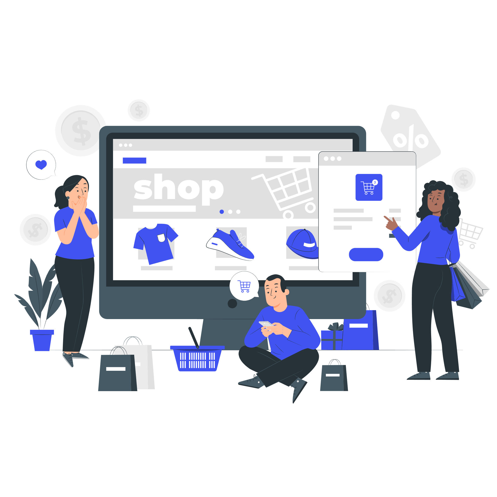 Produktsortiment ist wichtig für einen erfolgreichen Online-Shop